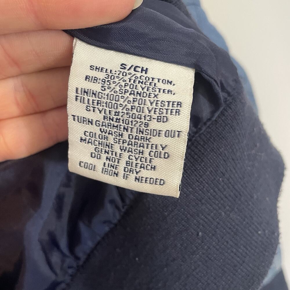 Ashley by 26 International Quilted Blue Denim Jacket Women's Small Full Zip READ - Picture 8 of 12